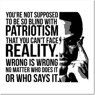 Patriotism vs Reality Posters and Art
